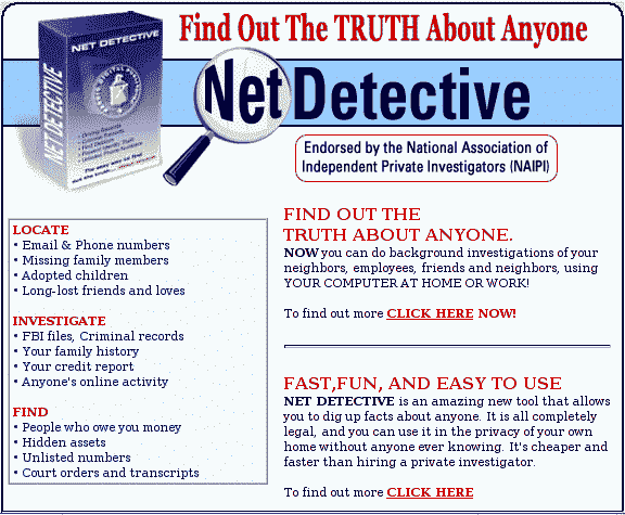 Find employment opportunity - Net Detective